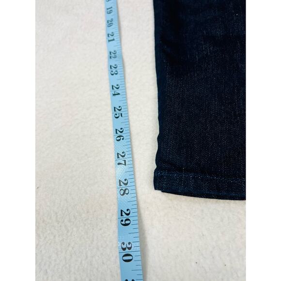 ISABEL MATERNITY 14/32R dark wash blue stretch pull over belly jeans NWT B40 - Picture 6 of 7